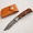 Brown (HGUSA-01), variant on Damascus Hunting Knife 6.75" Folding Camping Outdoor Handmade Predator Hunter HandiGo USA