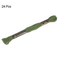 thumbnail image 3 of Unique Bargains Fil à Broder Vert Foncé, 8 m Chacun, 24 Écheveaux, 3 of 6