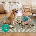 thumbnail image 4 of ODIKA 5'x7' Ultra-Soft Area Rug, Long Delicate Sage Wildflower Clusters Feathered Bathroom Extra None Washable, Bare feet friendly, Silk-Touch for Bedroom Home office, 4 of 7