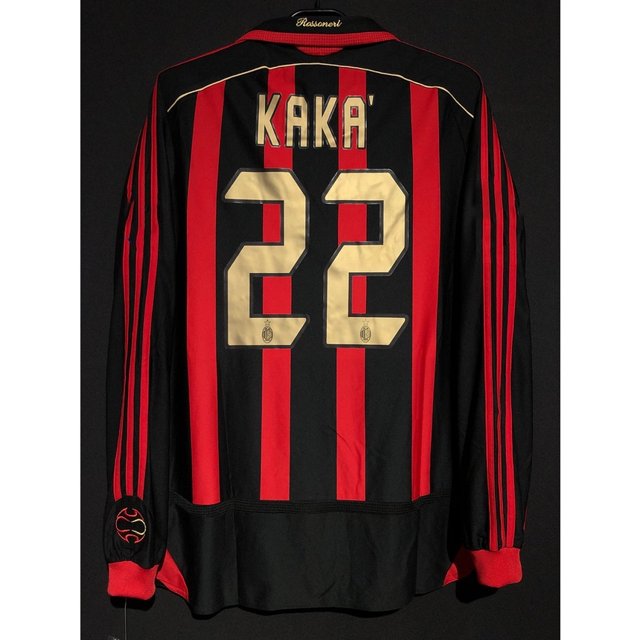 2006/2007 Jersey de manga larga retro AC Milan 06/07 Página 22 página 13 Ronaldo 99. Gao Jiahui unisex