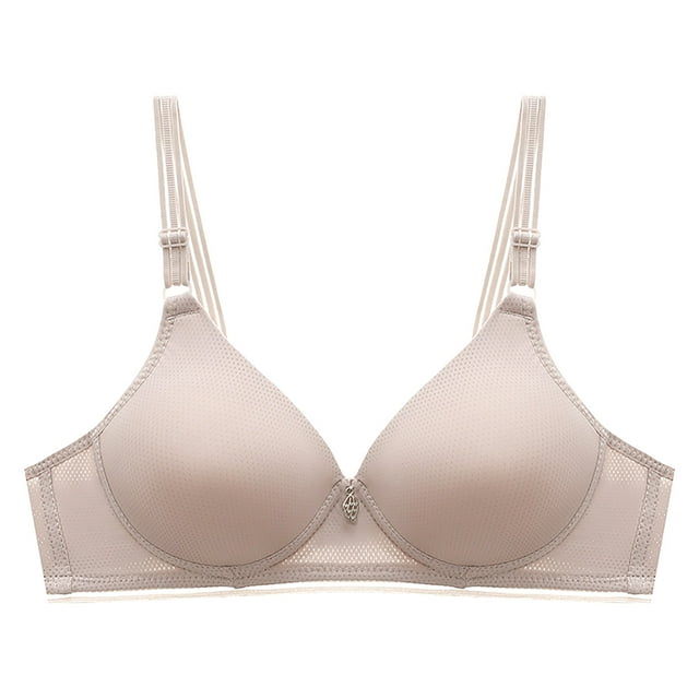 XZNGL Womans Printing Gathered Together Daily Bra Underwear No Rims
