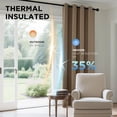 thumbnail image 4 of Cortinas opacas Joydeco con aislamiento térmico, 2 paneles, 108 cm, 4 of 9