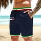 thumbnail image 1 of WILLBEST Pantalones Cortos Casuales para Hombre, para Uso Diario, Ocio y Compras, Diseño Elegante con Estampado de Letras, Tejido Elástico Cómodo para Los Días de Verano., 1 of 4
