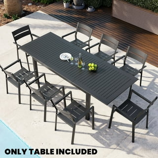 Extending metal garden table new arrivals