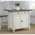 thumbnail image 6 of Sunset Trading Andrews Antique White Kitchen Island, 6 of 6