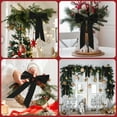 thumbnail image 5 of Black Velvet Christmas Tree Bow Decoration 6Pcs Double Layer Extended Thick for Xmas Tree Holiday Decor Wreath Garland Festive Ornament, 5 of 7