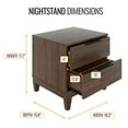 thumbnail image 2 of RestRite AMZMCK15907WLNTNSTD Table de Chevet Basse Marla pour Chambre, 2 of 3