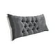 thumbnail image 1 of Cabecero De Fibra De Poliéster Cojín de cabecera de poliéster gris oscuro de 50 cm,almohada suave para respaldo de cama,ideal para dormitorio,sofá o tatami (1 pieza). Rkxzt, 1 of 9