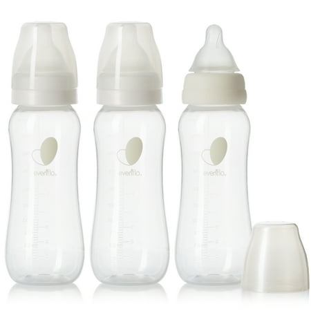 - Evenflo Feeding Balance + Standard Neck BPA-Free Plastic Baby Bottles - 9oz, Clear, 3ct