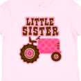 thumbnail image 4 of Inktastic Pink Tractor Little Sister Girls Toddler T-Shirt, 4 of 5