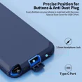 thumbnail image 3 of Starshop Moto G Power 2025 Case Phone Cover Shockproof Holster With Glass Screen - Blue, 3 of 5