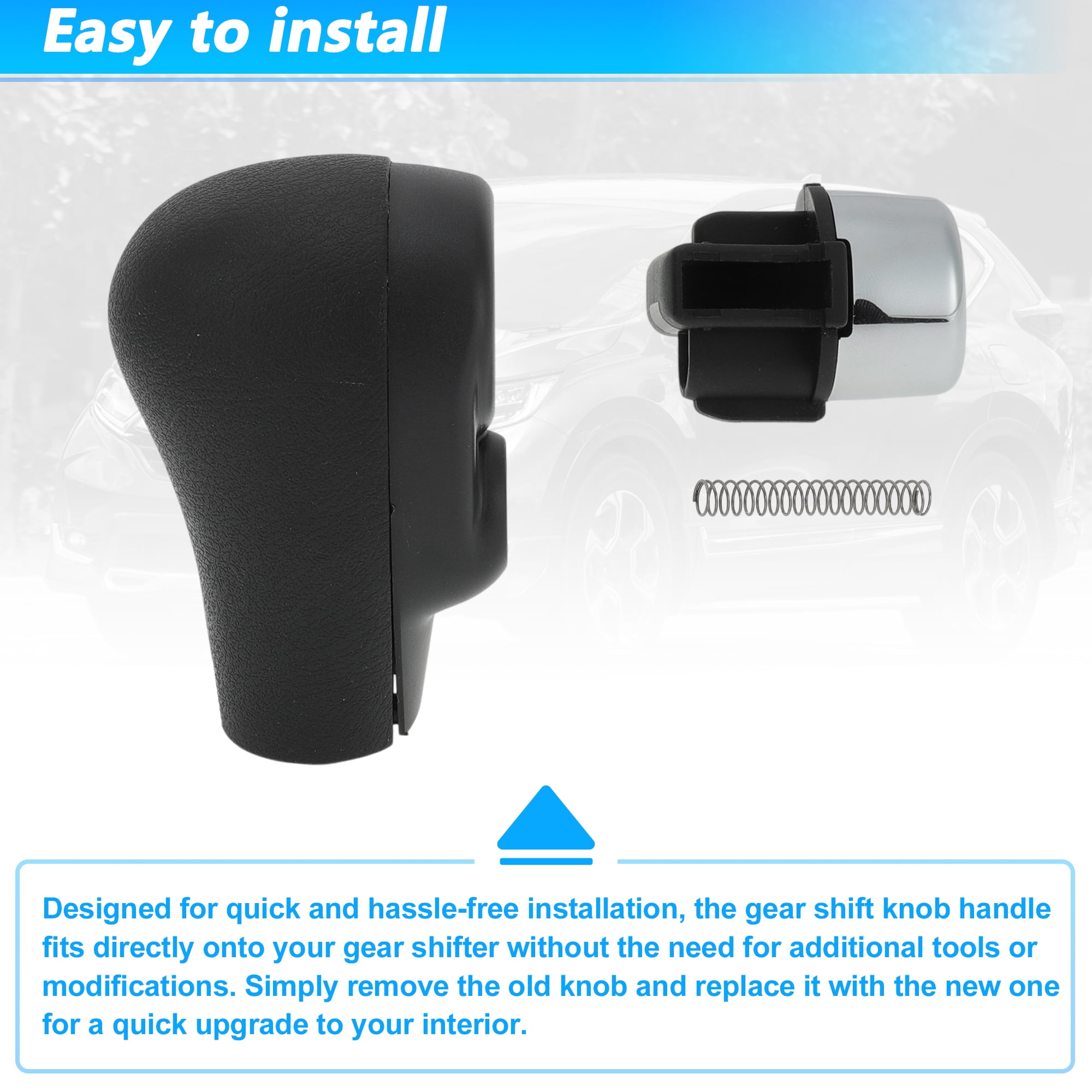 Unique Bargains Automatic Shift Lever Handle Gear Shifter Shift Knob Handle for Honda CR-V 2007-2011 No.54130SWAA83ZA Shift Gear Lever Knob Gearstick Gaiter Boot Cover