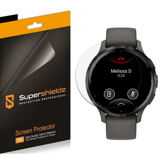 (3 Pack) Supershieldz Designed for Garmin Venu 3s Screen Protector, High Definition Clear Shield (TPU)