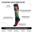 thumbnail image 2 of Sikiie Colorful Flower Goat 1 Pairs Compression Socks for Men and Women 15-20 mmHg Running Support Socks, 2 of 7