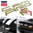 thumbnail image 2 of BDTrims Bumper & Front Raised ABS Plastic Letters compatible with 1992-2002 Camaro Models (Yellow Carbon), 2 of 2