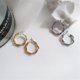 thumbnail image 5 of Pendientes De Plata De Ley Para Mujer, Pendientes De Aro Retorcidos, Pendientes De Aro Hipoalergénicos, Regalo Para Mujeres Y Niñas Advancent AP007445-02, 5 of 6
