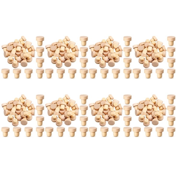 192 Pcs Wine Corks T Shaped Cork Plugs for Wine Cork Wine Stopper Reusable Wine Corks Wooden and Rubber Stopper