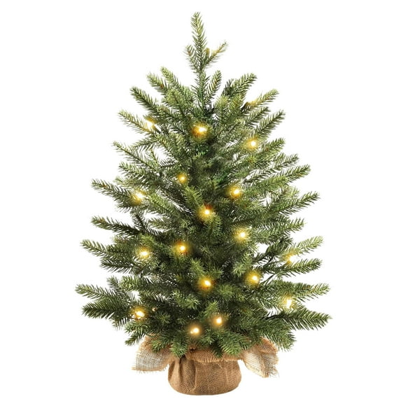 'Feel Real' Christmas Tree Fir Christmas Tree Xmas Tree For Home Party Decoration Includes Burlap Bag Base Green Without Light