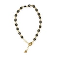 thumbnail image 1 of Pulsera Oro laminado Ojo Turco Negro Moon, 1 of 5