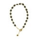 thumbnail image 1 of Pulsera Oro laminado Ojo Turco Negro Moon, 1 of 5