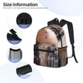 thumbnail image 3 of Fotbe Cute Mouse In Glasses Mochila Ligera Casual para Laptop para Hombres y Mujeres, Mochila Impermeable de Uso Diario, Mochila para Universidad, 3 of 6