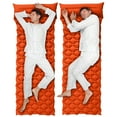 thumbnail image 2 of Sleeping Pad - Ultralight Inflatable Sleeping Mat, Ultimate for Camping, Backpacking, Hiking - Airpad, Inflating Bag, Carry Bag - Orange, 2 of 6