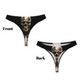 thumbnail image 3 of Balery Cyber Skeleton With Tattoos Tangas de Algodón para Mujer con Estampado – Ropa Interior Sexy, Transpirable, G-string-X-Large, 3 of 6