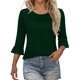 thumbnail image 1 of Camiseta con Capucha de Cuello Redondo de Estilo Étnico de Impresión de St. Patrick para Mujeres, 1 of 6