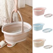 Multitrust Collapsible Plastic Bucket Portable Square Tub Folding Storage Containers