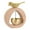 B, variant on sunsanly Wood Brass Shopkeepers Bell with Golden Bird Loud Sound Front Door Hanging Bell Wind Chime Magnetic Door Opening Doorbell Home Office Shop Entrance Decoration