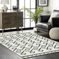 thumbnail image 3 of Novashion Abstract Modern Area Rug, 5 ft x 7 ft, Non-Slip, Stain-Resistant, 3 of 8