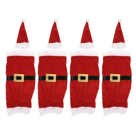 

8 Pcs Adorable Christmas Wine Bottle Cover Reusable Wine Bottle Protector Bag