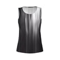 thumbnail image 4 of Lsque Monochrome Abstract Lines Printed Workout Tank Tops for Women, Athletic Sports Tank Tops, Compression Sleeveless Dry Fit Shirts,Sleeveless Yoga Shirt-, 4 of 9