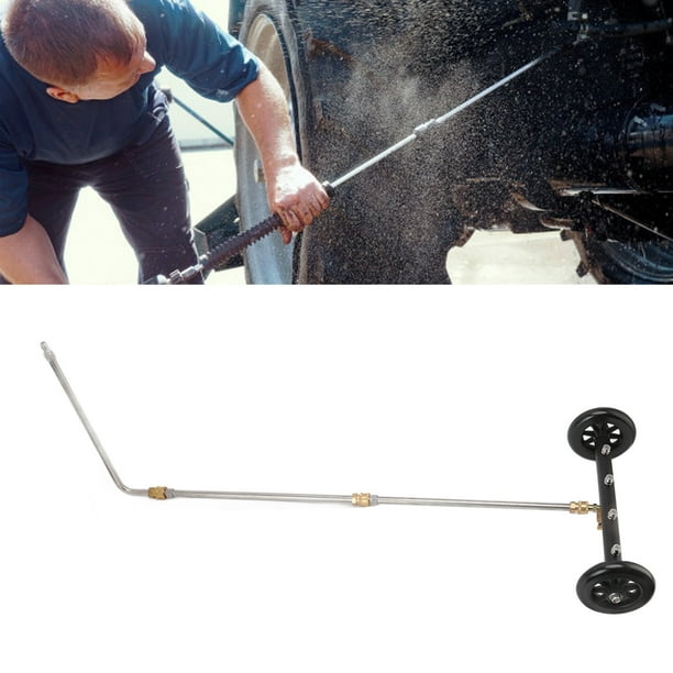 Limpiador del Tren de Rodaje ANGGREK, Lavadora Debajo del Automóvil, 1/4 Pulgada, 1500-4000 Psi, Negro, 16 Pulgadas