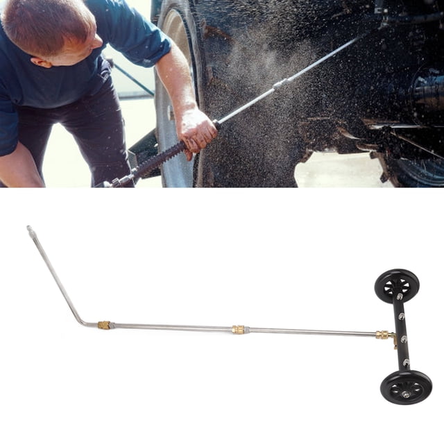 Limpiador del Tren de Rodaje ANGGREK, Lavadora Debajo del Automóvil, 1/4 Pulgada, 1500-4000 Psi, Negro, 16 Pulgadas