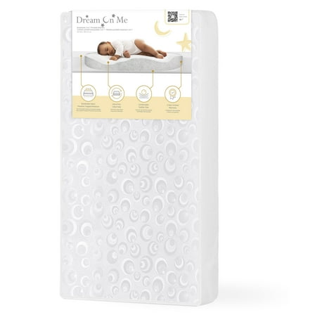 Dream on Me, 2-In-1 Breathable Foam Two-Sided 3" Mini/Portable Crib Mattress