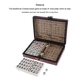 thumbnail image 4 of Vogacara Juego de chino tradicional portátil con caja de almacenamiento, interactiva Vintage familiar, suministro de juego, viaje, Camping, Juegos de cartas Vogacara FN011213-00, 4 of 6
