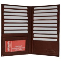 New Genuine Leather Bifold Credit Card ID Holder 1529 CF