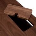 thumbnail image 4 of Poppin Key Desk, 48x24", Black + Walnut, 4 of 5