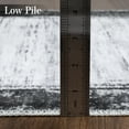 thumbnail image 5 of Assaile Gray 6*9ft Area Rug Modern Abstract Border Rectangle Polyester Machine Washable Waterproof for Living Room Bathroom, 5 of 7