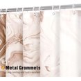 thumbnail image 3 of Brown Marble Shower Curtain, Abstract Ombre Fabric Shower Curtains for Modern Bathroom Decor, Luxury Cloth Watercolor Shower Curtain, 72x72, 3 of 6