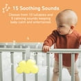 thumbnail image 3 of Pure Enrichment PureBaby Cloud Portable Sound Machine and Night Light - 15 Soothing Sounds, Travel Friendly, Battery Operated, Ideal for Baby and Kids on the Crib, Stroller, Headrest, and more, 3 of 3