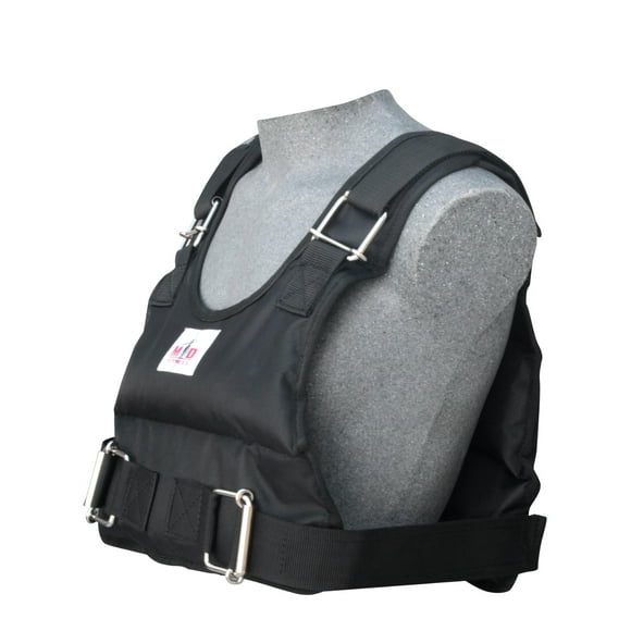 Chaleco con Peso Integrado, 5 Kg Fijo, Fácil de Ajuste, Calistenia, Correr, Crossfit, Entrenamiento de Fuerza, Fisioterapia, Fitness, Funcional - MDFitness - Weights Vest MDFitness 5 Kg Fijo