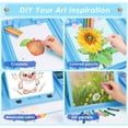 thumbnail image 5 of Arts and Crafts Set,Arts and Crafts Painting Kit for Indoor,Colored Drawing Art Kit,Brush and Watercolor Pen Set for DIY Painting indoor and Outdoor,Blue, 5 of 5