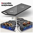 thumbnail image 3 of Gasland Chef 30" 5 Burners Gas Cooktop with Reversible Cast Iron Grill/Griddle, NG/LPG Convertible, 3 of 9