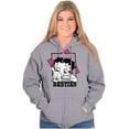 thumbnail image 5 of Betty Boop Pudgy Besties Dog Lover Zip Hoodie Sweatshirt Women Brisco Brands S, 5 of 6
