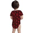 thumbnail image 3 of Gaeub Red Skulls Print Infant Climbing Onesie,Toddler Outfit,Newborn Baby Bodysuit,Baby Boy Girl Clothes -18 Months, 3 of 6