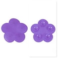thumbnail image 4 of Unique Bargains Flower-shaped Makeup Sponge Brush Cleaner Purple, 4 of 5