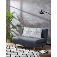 thumbnail image 3 of Watercolor Grey Floral Pillow Covers King Size, Gray Ombre Botanical Summer Soft Bed Throw Pillowcases Breathable Cooling Long Lumbar Body Pillow Sham Cover for Bed Sofa 20''x40'', 3 of 7