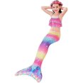 thumbnail image 3 of Girl Swimsuit Three-Piece Bikini Tail for Swimming, 3 of 7